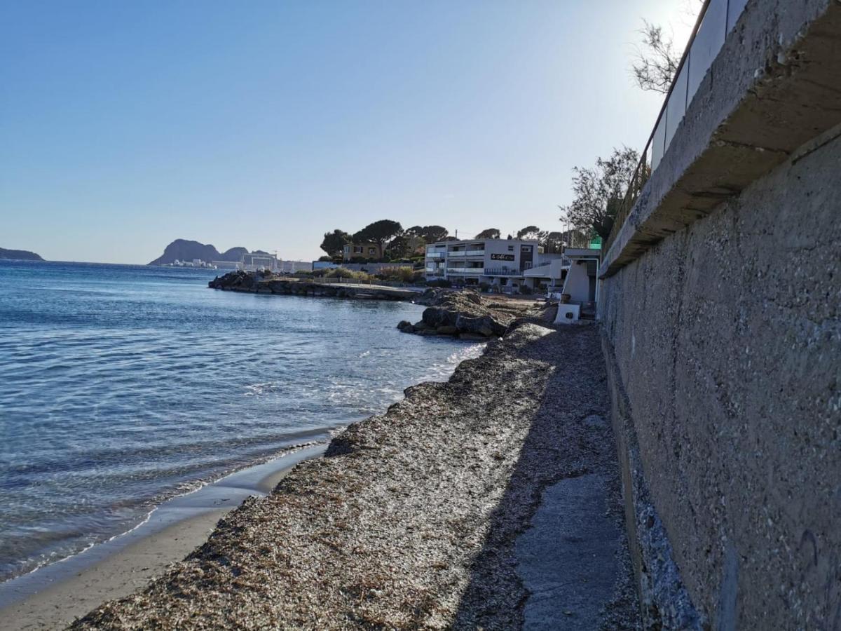 Les Pieds Dans L'Eau Plage Saint-Jean La Ciotat Esterno foto